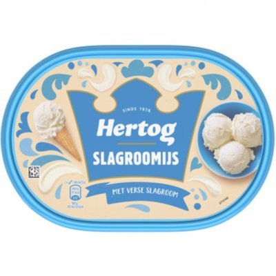 Hertog Classic ijs slagroom
